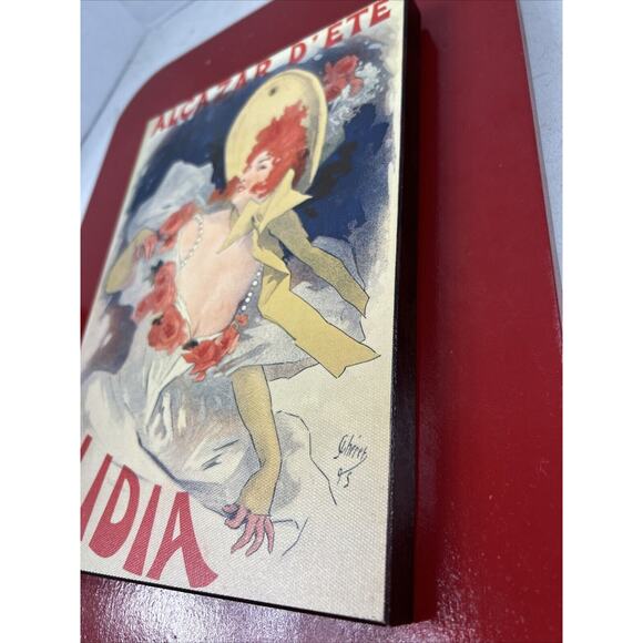 Cheret‎ Alcazar D'ete Lidia Mini Print Wall Art Cherry Creek Woodcrafters 10x7 - Picture 2 of 3